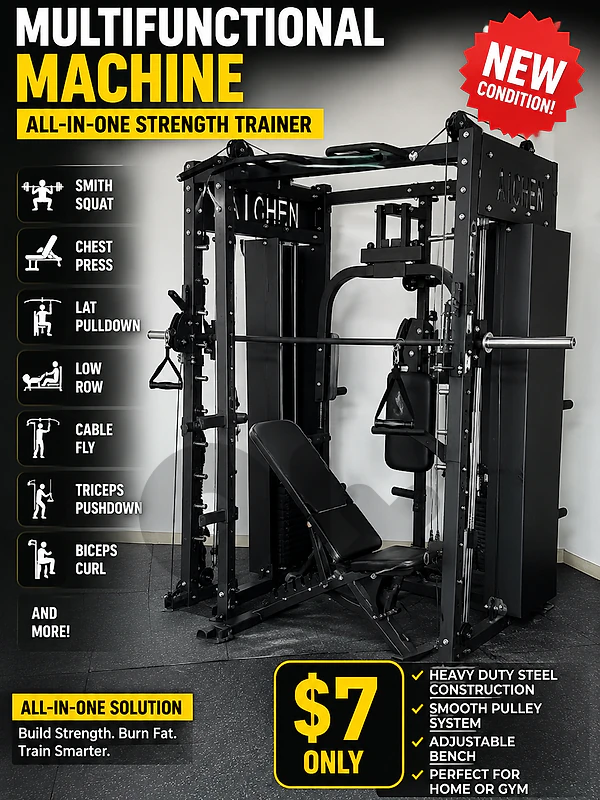 Multifunctional machine new cross smith squatchest and more 7$