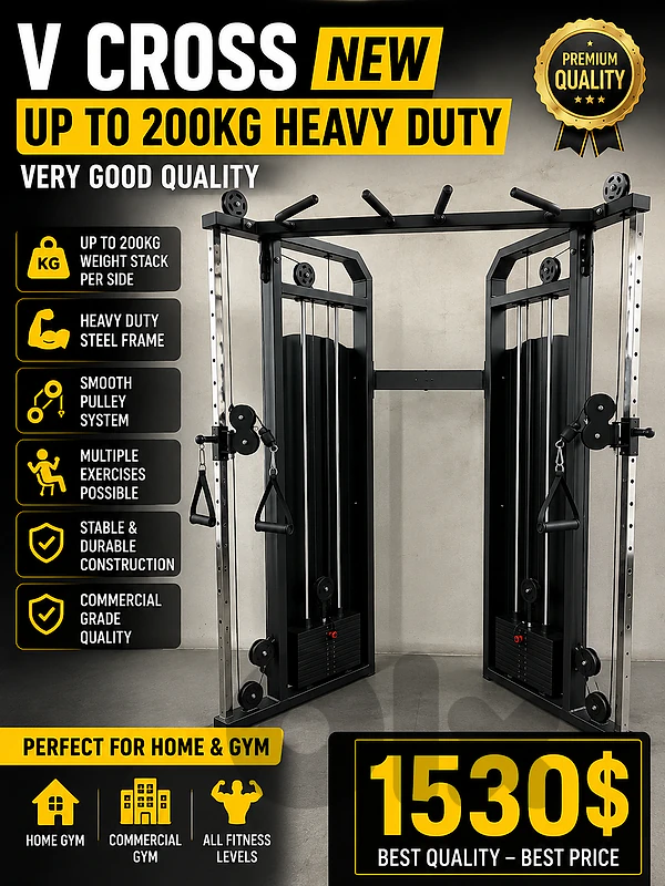 V cross new up to 200kg heavy duty very good quality 1530$