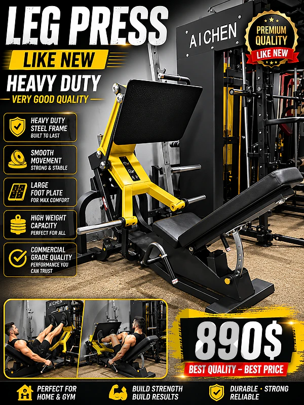 Leg press like new heavy duty very good quality 890$