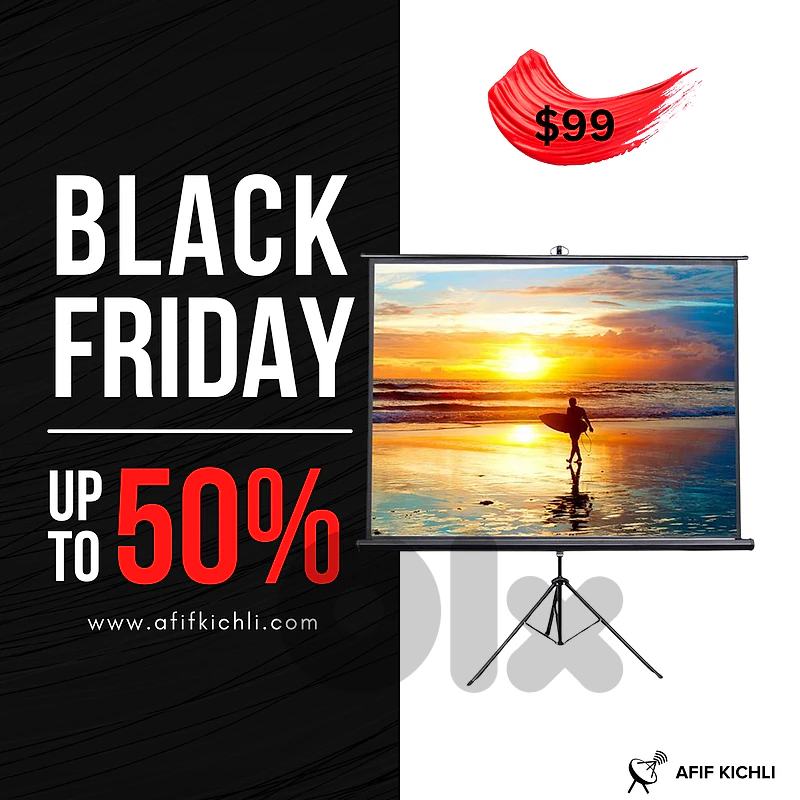 Tripod Screen 100 inch
