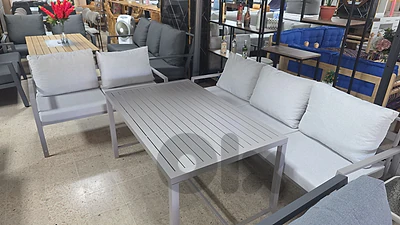 Set Aluminium 7 seats طقم الومينيوم  ٧ مقاعد