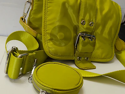 New Topshop Lime Green Utility Crossbody Bag