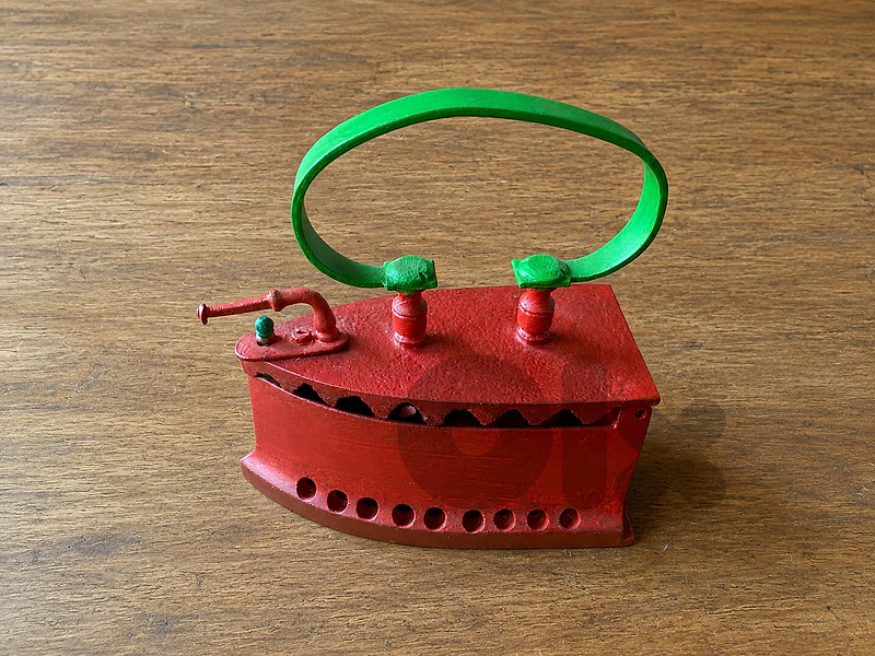 Vintage Decorative Coal Iron