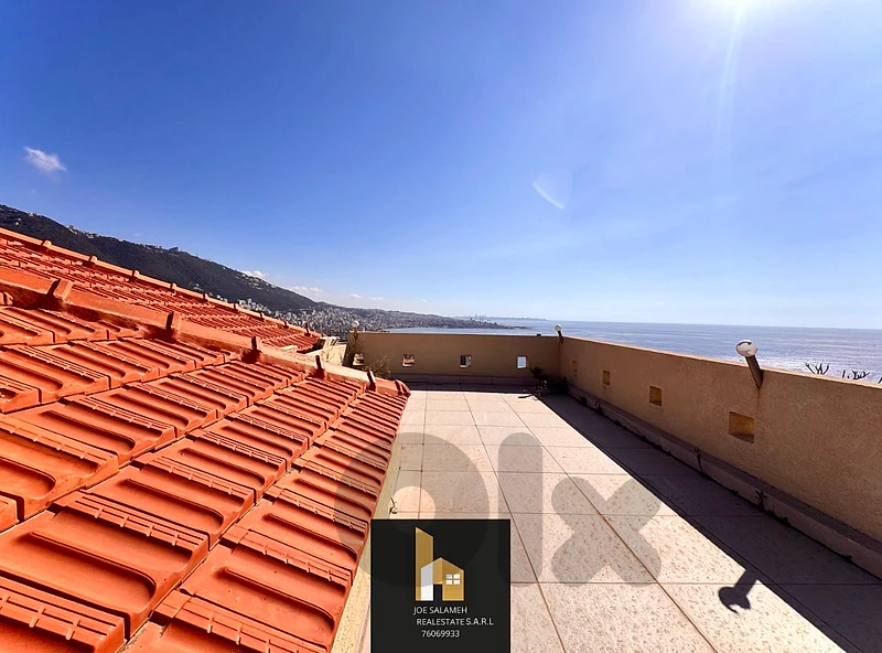 Duplex for sale in Kfarhbab 420m2  Sea View 20m2 Terrace 550,000$cash
