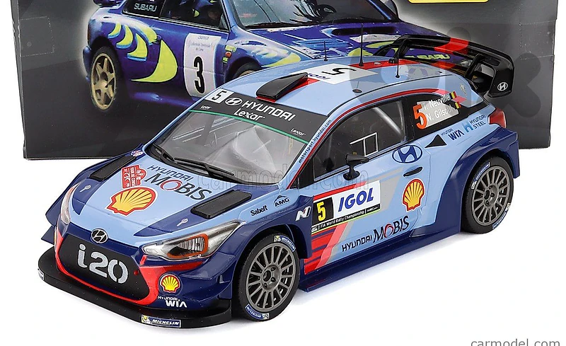 Hyundai I20 WRC (Tour De Corse 2017) diecast car model 1;18