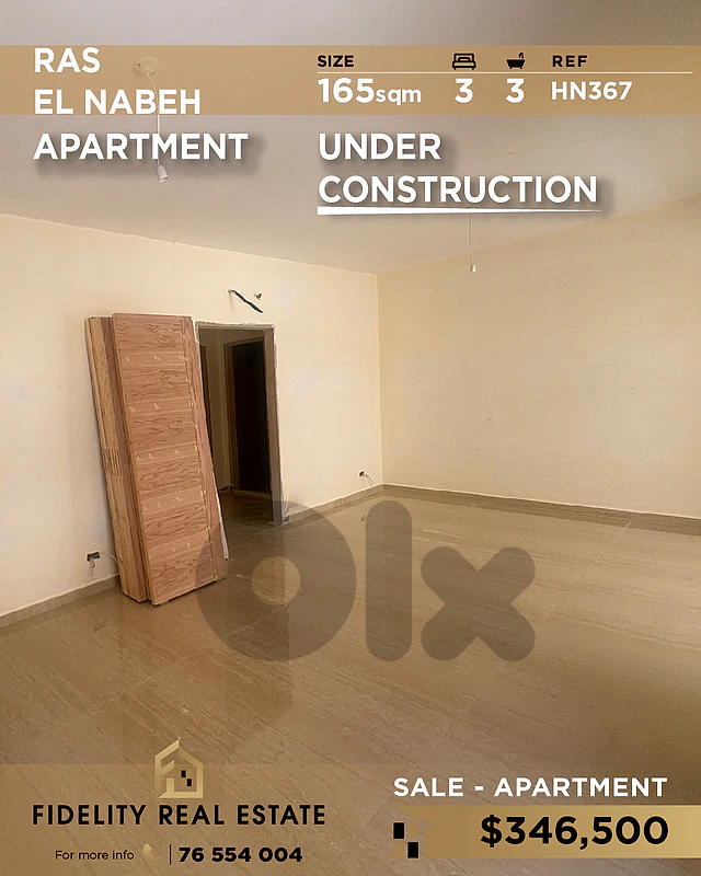 Apartment for sale in ras El Nabeh HN367 شقة  للبيع في رأس النبع