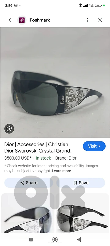 Dior Limited Edition 'Grand Salon' vintage Swarovski design rare piece