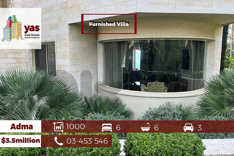 Adma 1000m2 | Designer's Signature Villa | Sea View | Furnished | TYT