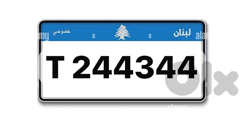 Special Plate Number (T 244344) Special Plate Number (T 244344)