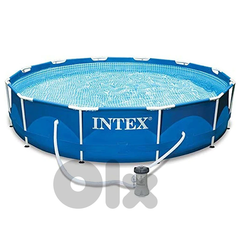 Intex Metal Frame Pool With Filter 366 x 76 CM - انتكس حوض سباحة