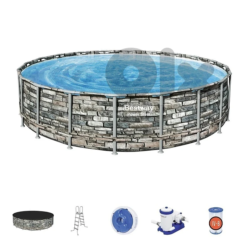 Bestway Power Steel Circular Pool Set 671 x 132 cm - طقم مسبح دائري Bestway Power Steel Circular Pool Set 671 x 132 cm - طقم مسبح دائري