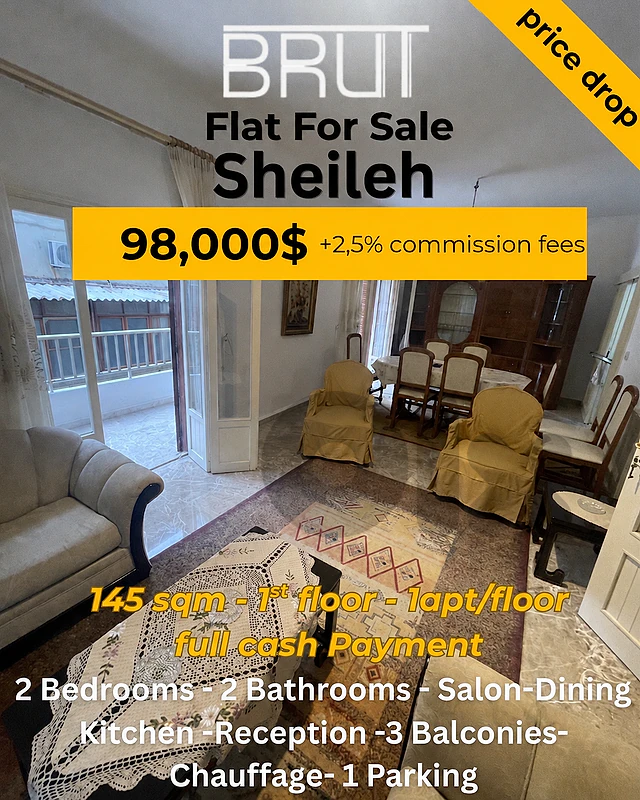 145 sqm Apartment -No Isken - Full Cash