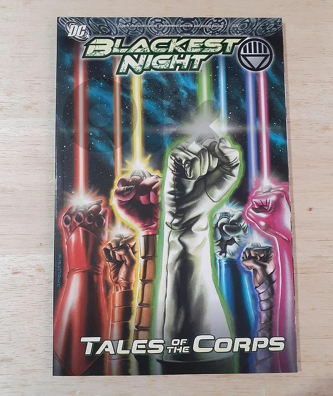 Blackest Night Tales of the Corps Graphic Novel.