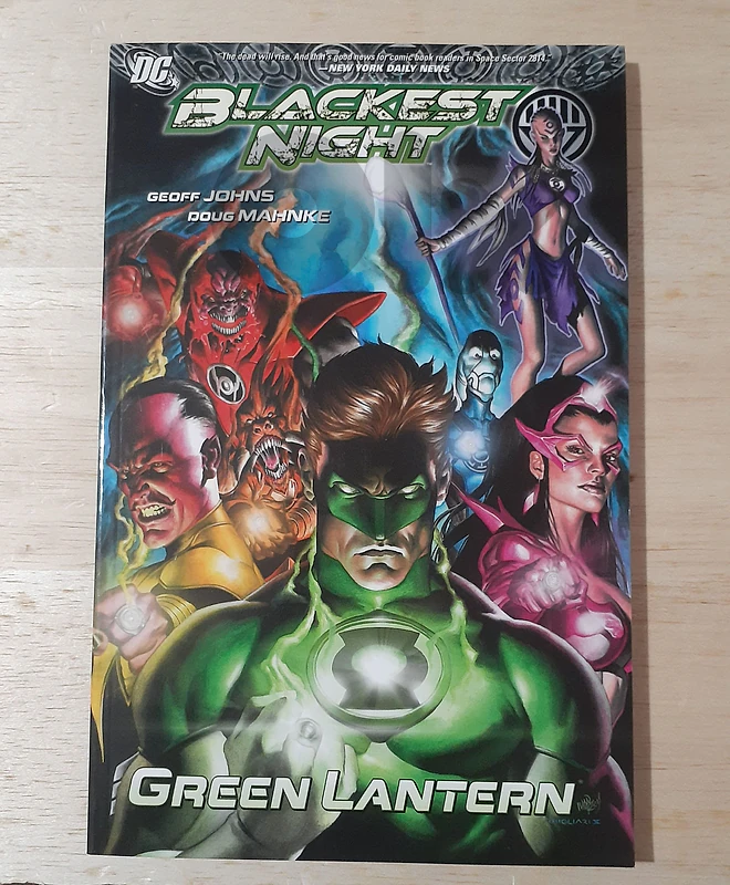 Blackest Night Green Lantern Graphic Novel