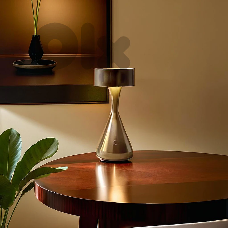 Cordless Bronze Table Lamp — 24cm Dimmable Cordless Bronze Table Lamp — 24cm Dimmable