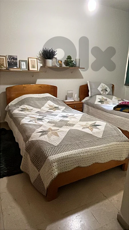 Two single beds.