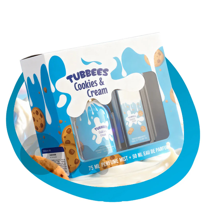 Tubbees Cookies & Cream Kid's Gift Set (50 ml EDP + 75 ml Body Mist) - Unisex Tubbees Cookies & Cream Kid's Gift Set (50 ml EDP + 75 ml Body Mist) - Unisex