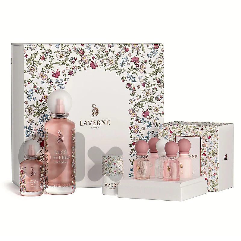 Laverne Miss Laverne Garden Collection (200 ml + 50 ml + 6x 10 ml + Elegant Scarf) Gift Set