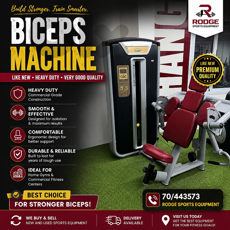 Biceps machine like new heavy duty very good quality 7$