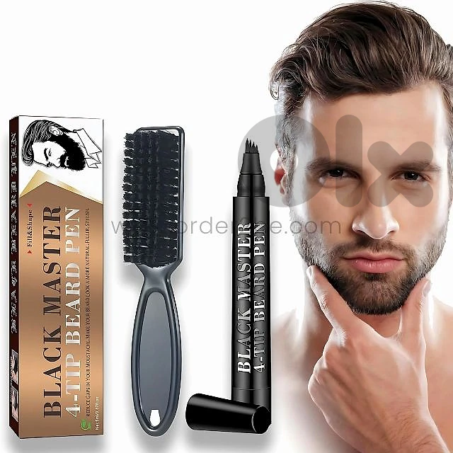 Waterproof Beard Filler Pen w/ Brush