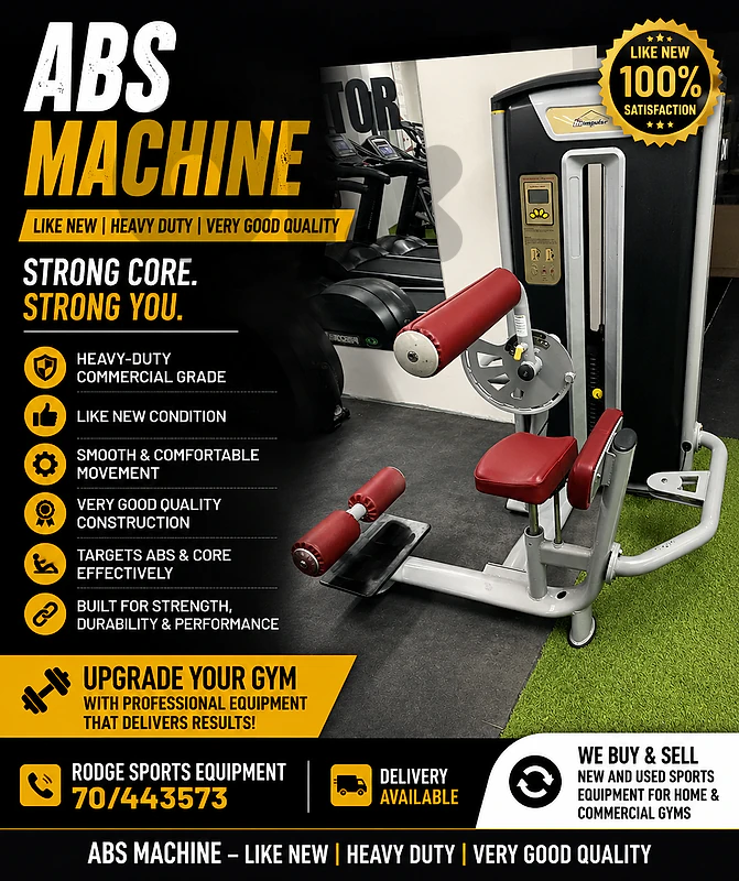 Abs machine like new heavy duty very good quality