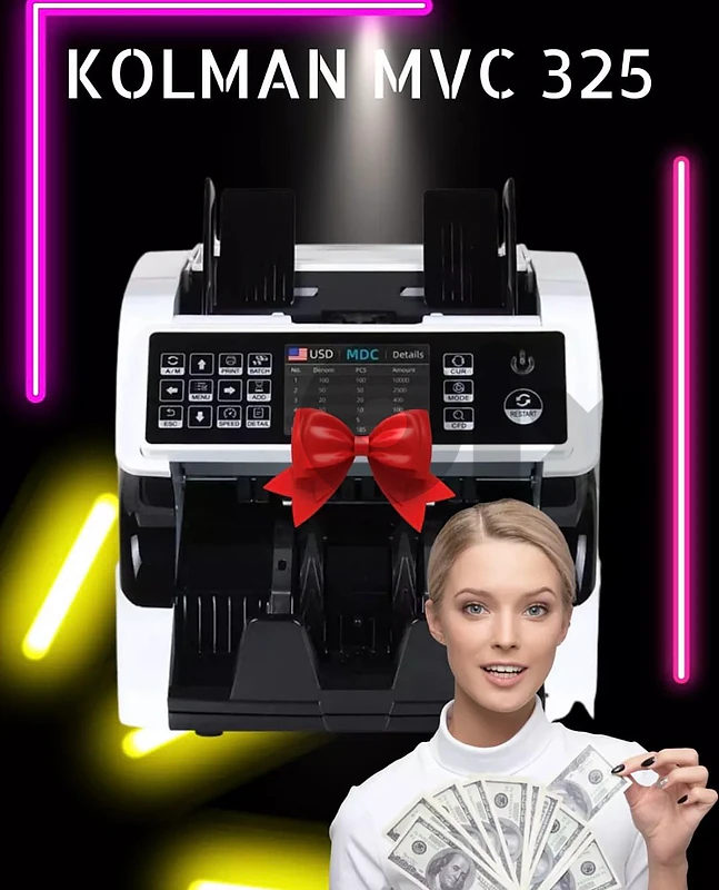 Kolman Money Counter USD EURO LBP كشف المزور