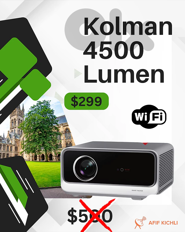 Kolman Projector 5000 Lumens