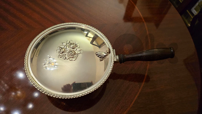 Silver plated ash collector