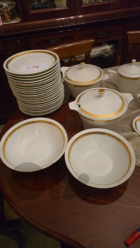 150 Piece Hungarian Porcelain Plate Set