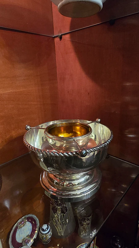 Silver Plated Caviar Bowl