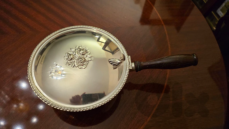 Silver Plated Ash Collector