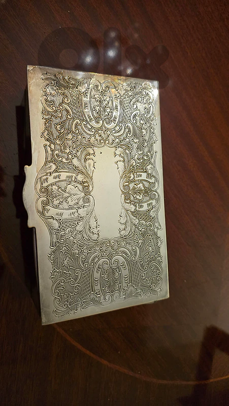 Viners of Sheffield "Alpha Plate" silverplate Jewelry Box