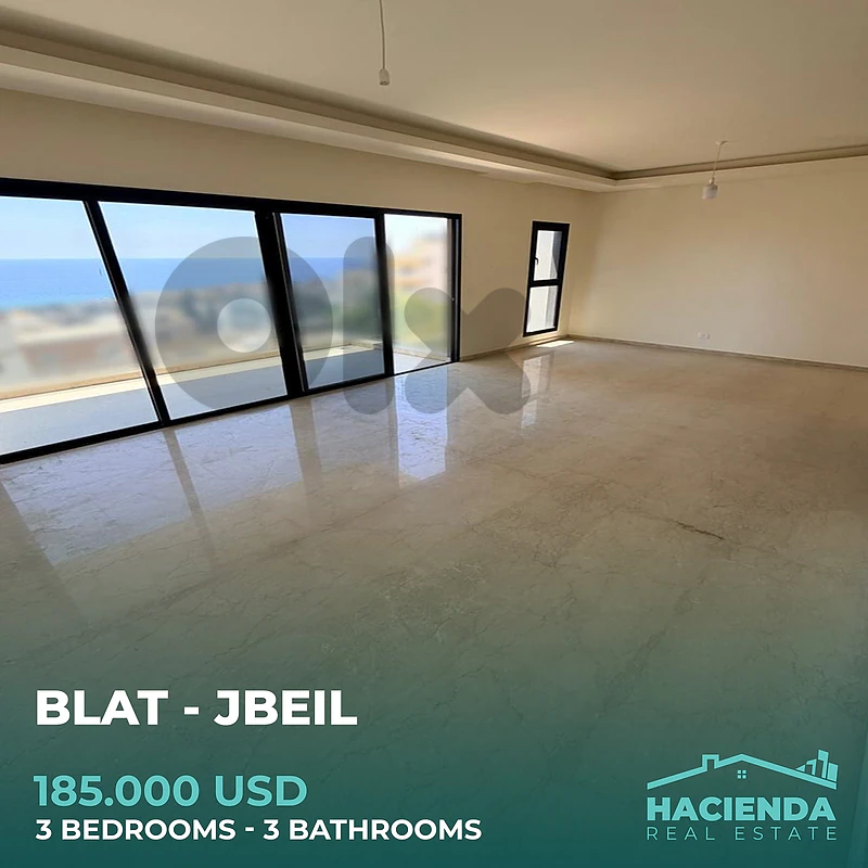 Sea View Aparment For Sale In Jbeil Blat