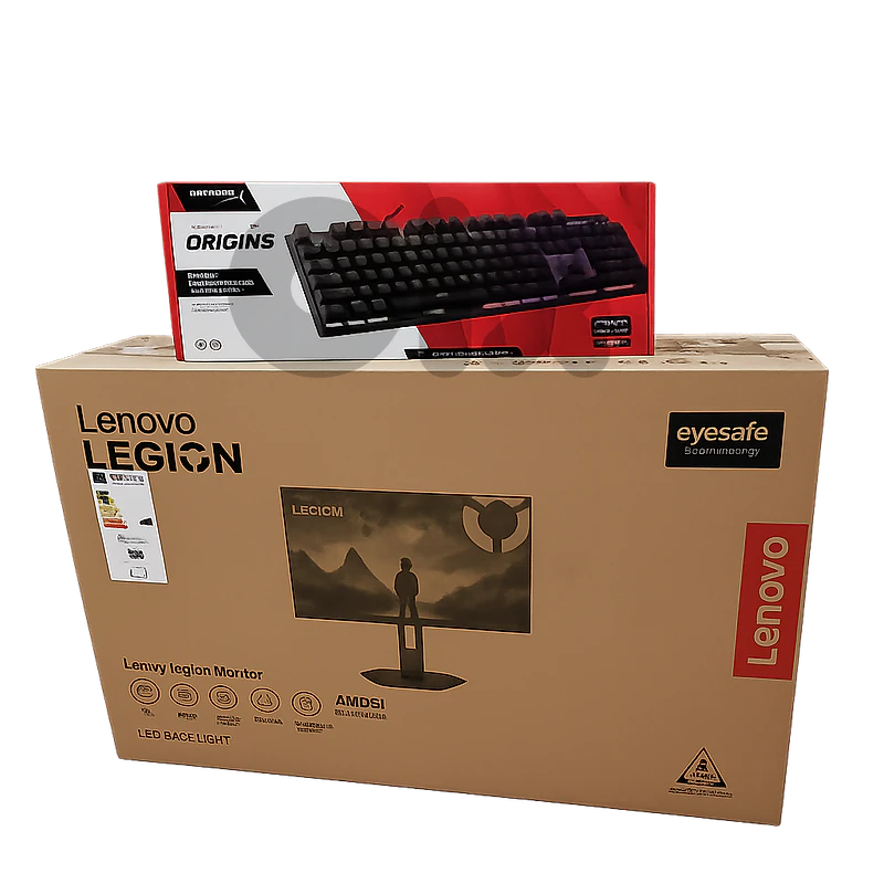offer Lenovo legion screen with gaming keyboard