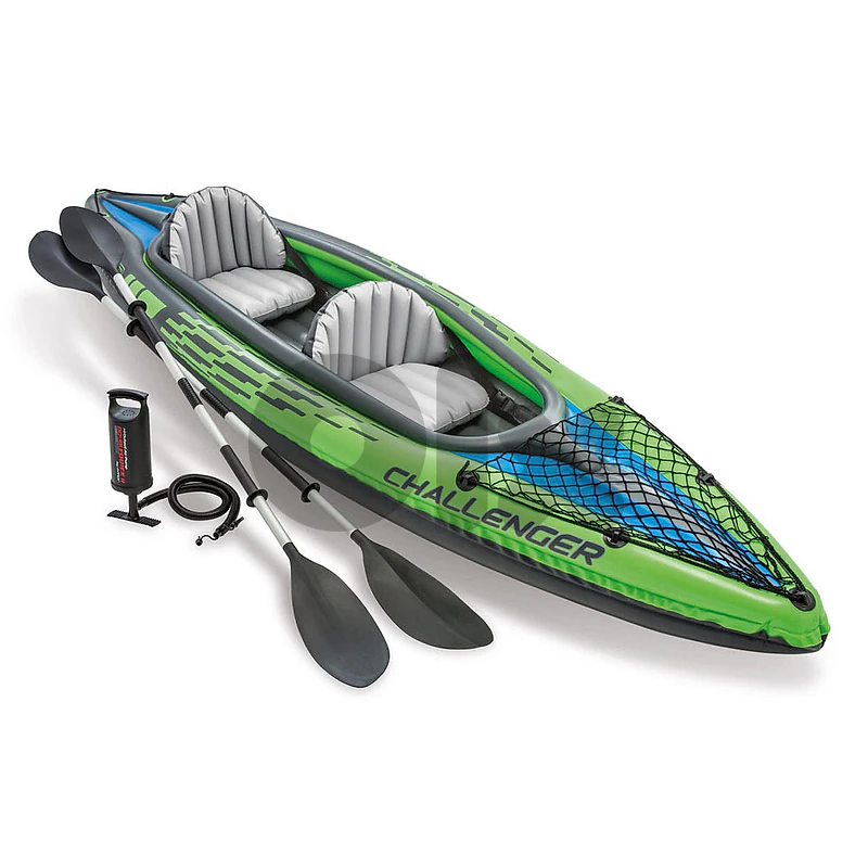 Intex Challenger K2 Inflatable Kayak 2 Person 351×76×38 CM-انتكس كاياك Intex Challenger K2 Inflatable Kayak 2 Person 351×76×38 CM-انتكس كاياك