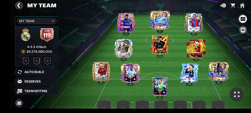 fc mobile account ovr 119