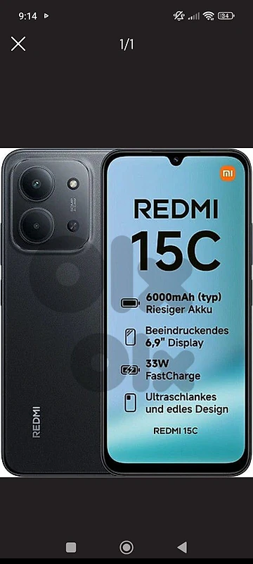 redmi 15c 256/16