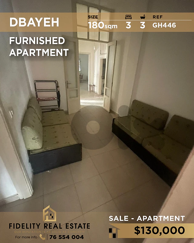 Apartment for sale in Dbayeh GH446 شقة  للبيع في ضبية
