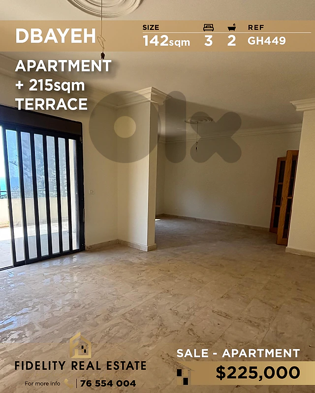 Apartment for sale in Dbayeh GH449 شقة للبيع في ضبية