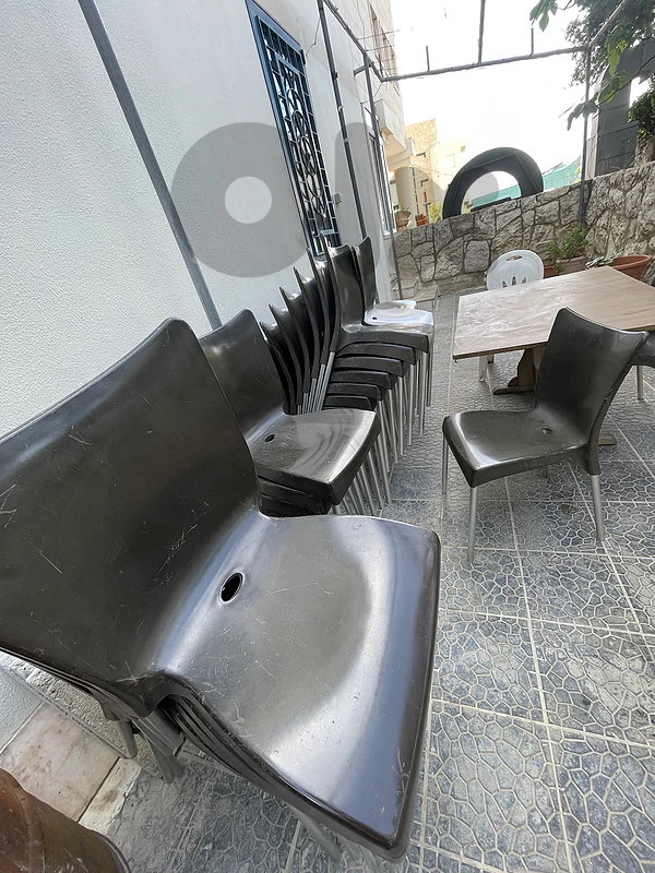 plastic chairs