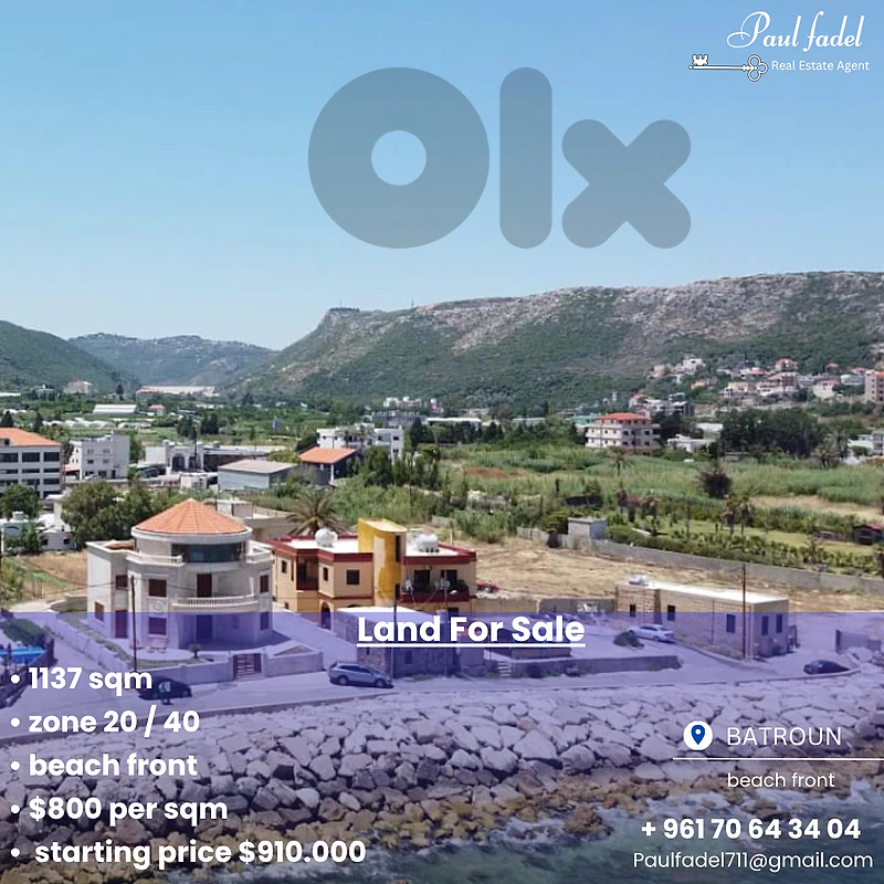 prime beachfornt land for sale
