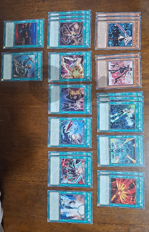 yugioh x-sabers & sky strikers decks