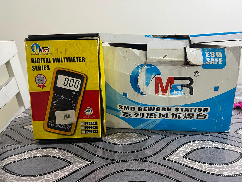 smd rewark station and digital multimeter series