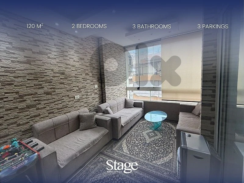 Bright 120 SQM Apartment with City View for Sale in Ain El Remmaneh