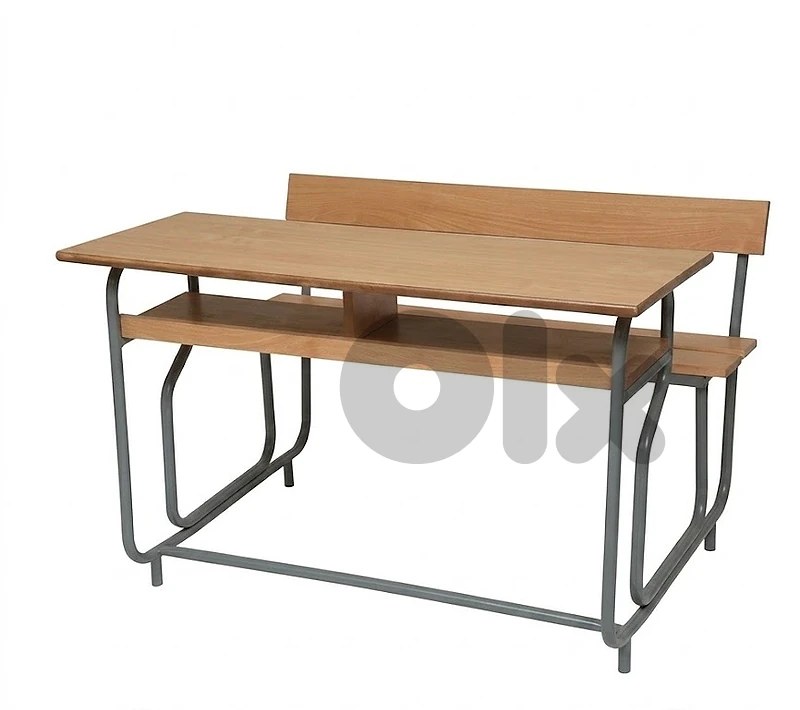 school bench + table