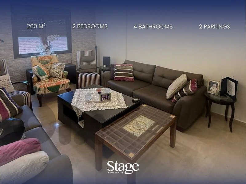 Well-Maintained Apartment with Mountain View for Sale In Mansourieh