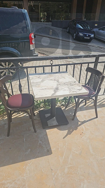 35 tables and 70 chairs