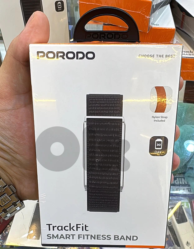 Porodo TrackFit Smart Fitness Band silver