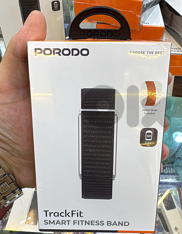 Porodo TrackFit Smart Fitness Band black