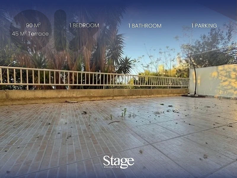 Charming Apartment 45 SQM Terrace & Sea View for Rent in Sehel Alma